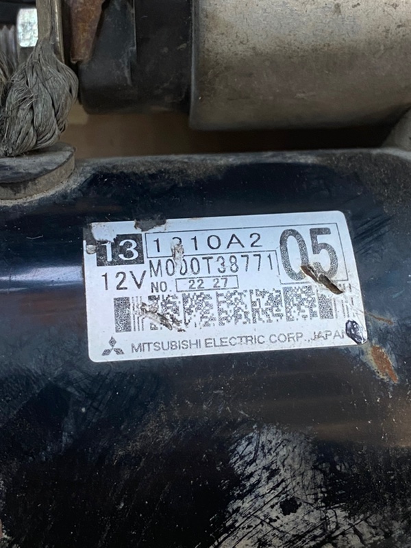 Стартер Mitsubishi ASX GA3W