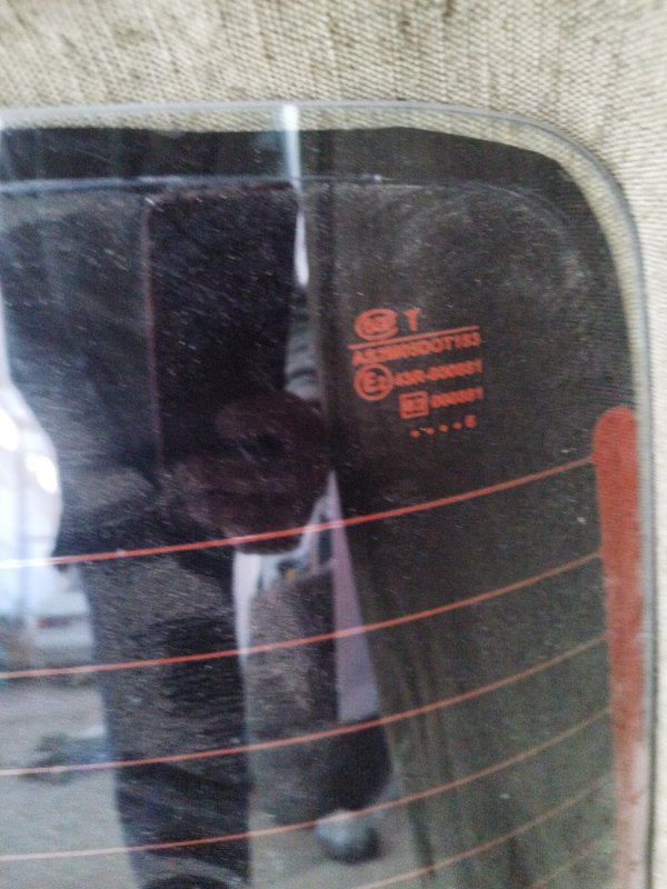 Стекло заднее лада 2107 седан