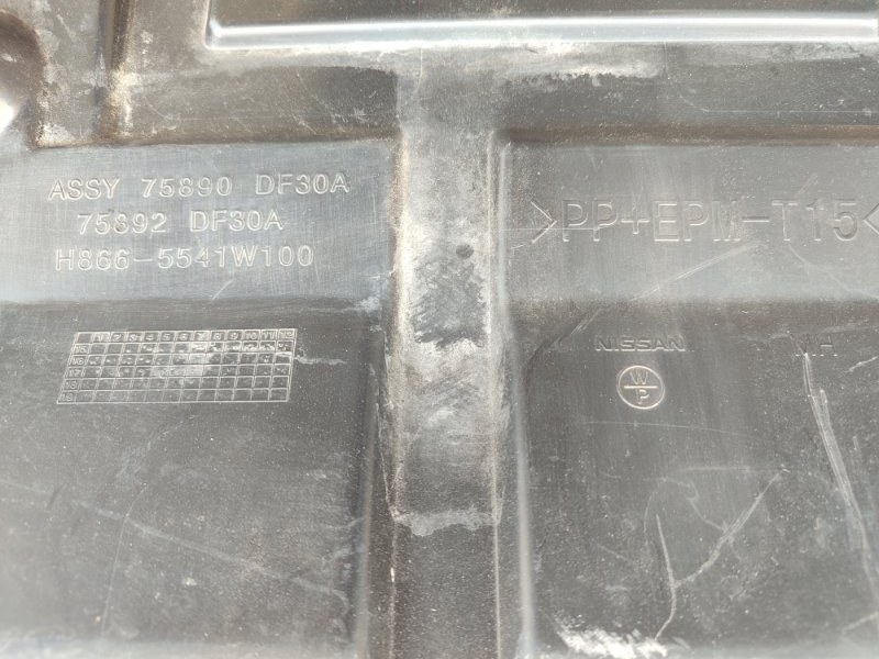 Защита днища кузова NISSAN Qashqai