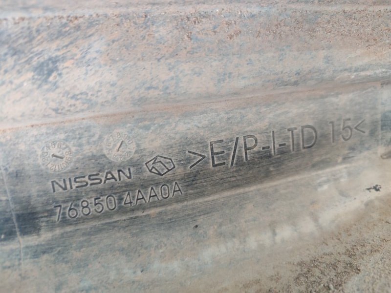 Накладка на порог наружная NISSАN Almera 2014 G15