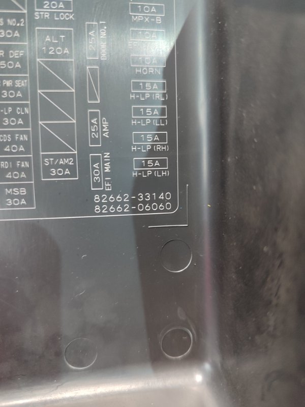 Крышка блока предохранителей Toyota Camry 2008 ACV 40
