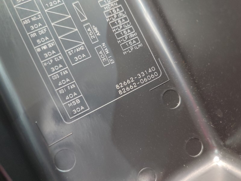 Крышка блока предохранителей Toyota Camry 2008 ACV 40
