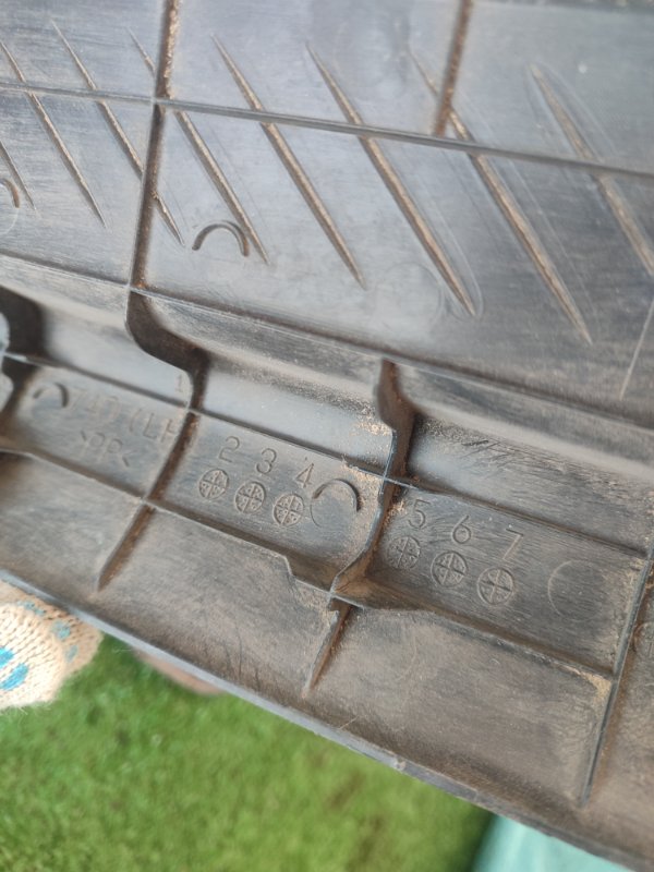 Накладка на порог салона Mazda 3BK