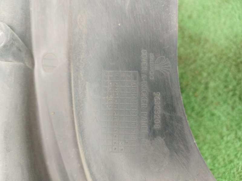 Накладка на порог салона Daewoo Matiz