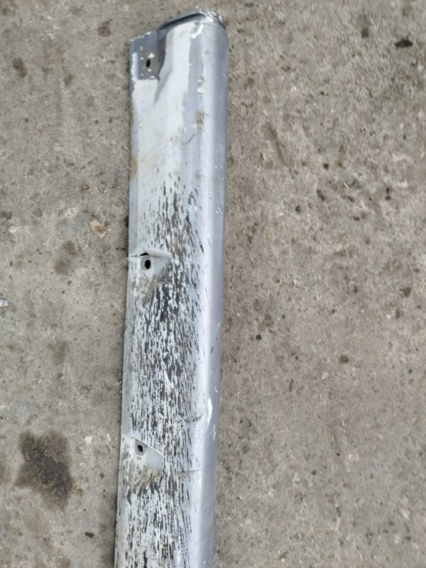 Накладка на порог наружная Mitsubishi Pajero 2