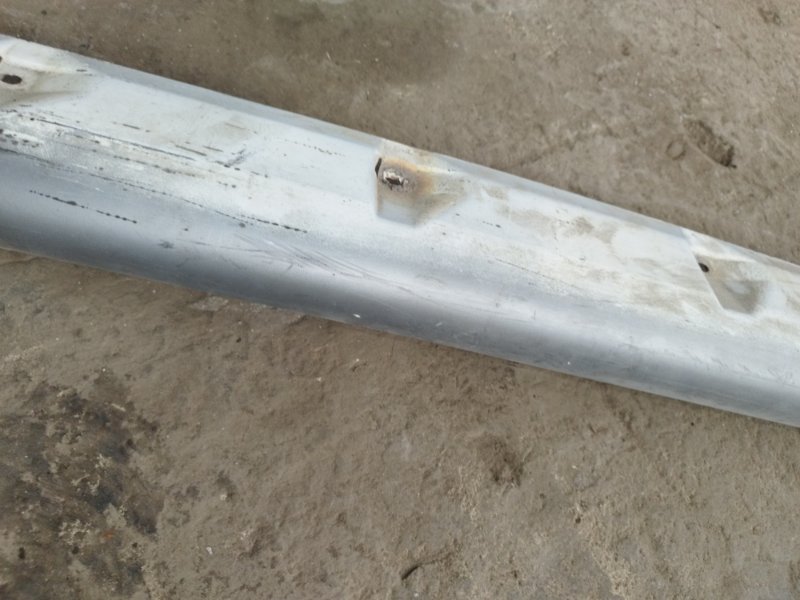 Накладка на порог наружная Mitsubishi Pajero 2