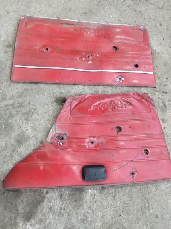 Обшивка боковой двери лада 2107 1992 2107