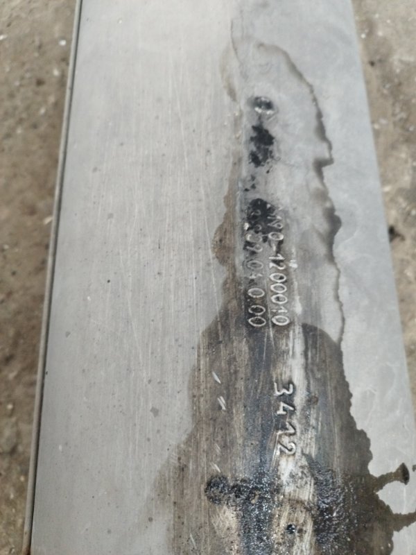 Задняя часть глушителя Лада Гранта 2012 седан