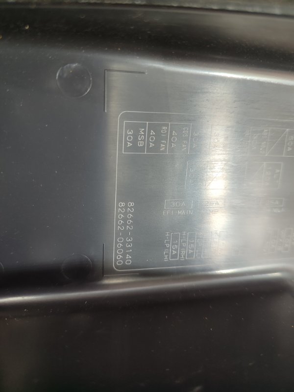 Крышка блока предохранителей Toyota Camry 2008 ACV 40