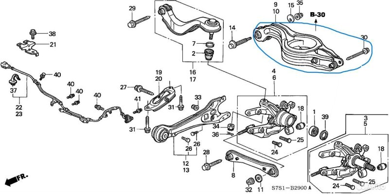 Рычаг Honda Stepwgn