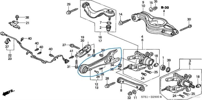 Рычаг Honda StepWgn 2003 RF3