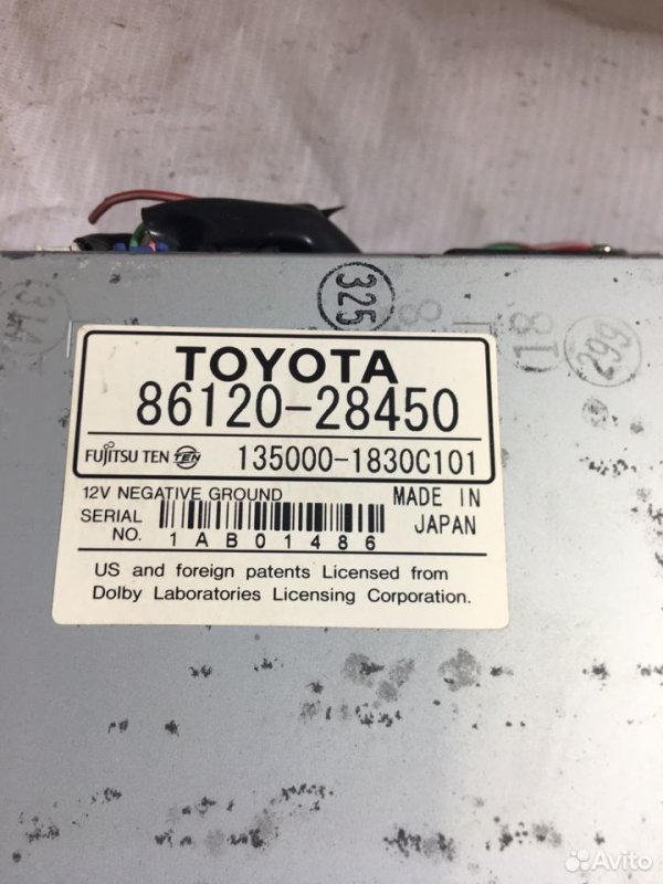 Магнитола Toyota Estima 2003 ACR40W