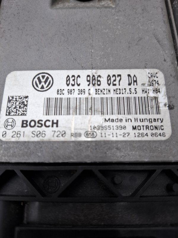 Эбу VOLKSWAGEN Touran 2011 1T3