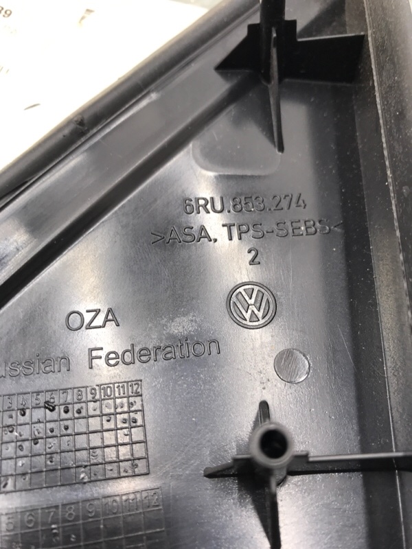 Накладка стойки двери Volkswagen Polo 2009-2020