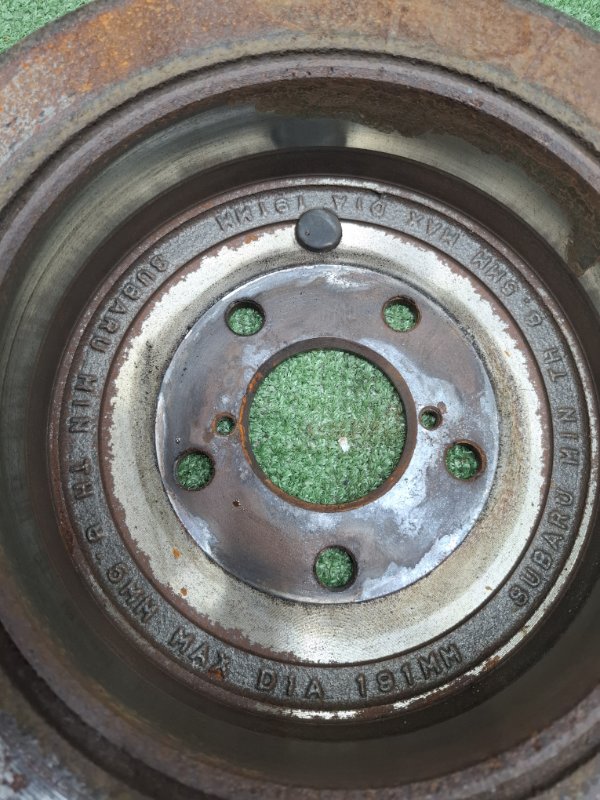 Тормозные диски Subaru Outback 2013 BRM