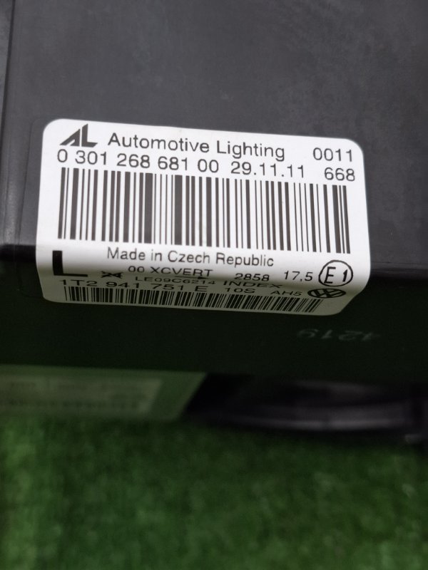 Фара VOLKSWAGEN Touran 2011 1T3