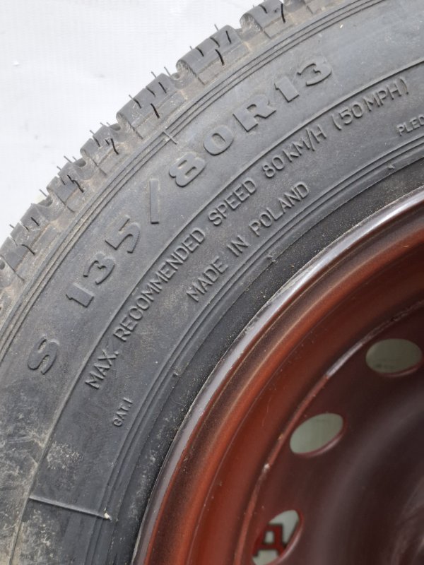 Запасное колесо FIAT PANDA 2006 169