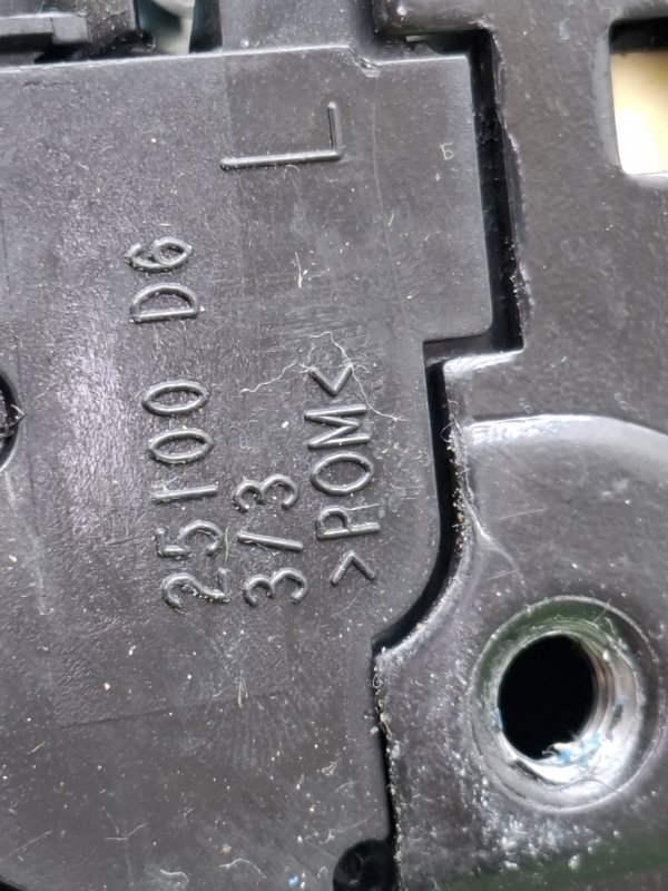 Замок двери VOLKSWAGEN Touran 2011 1T3