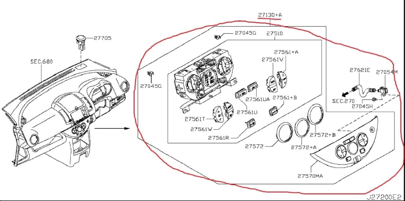 Блок управления климат-контролем NISSAN NOTE 2012 E11