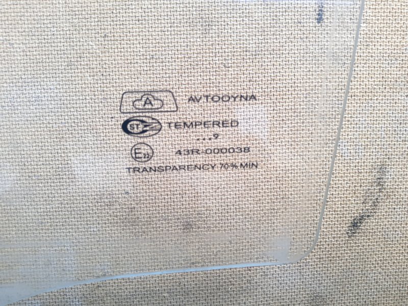 Стекло двери Daewoo Matiz