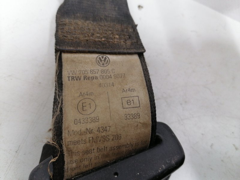 Ремень безопасности Volkswagen