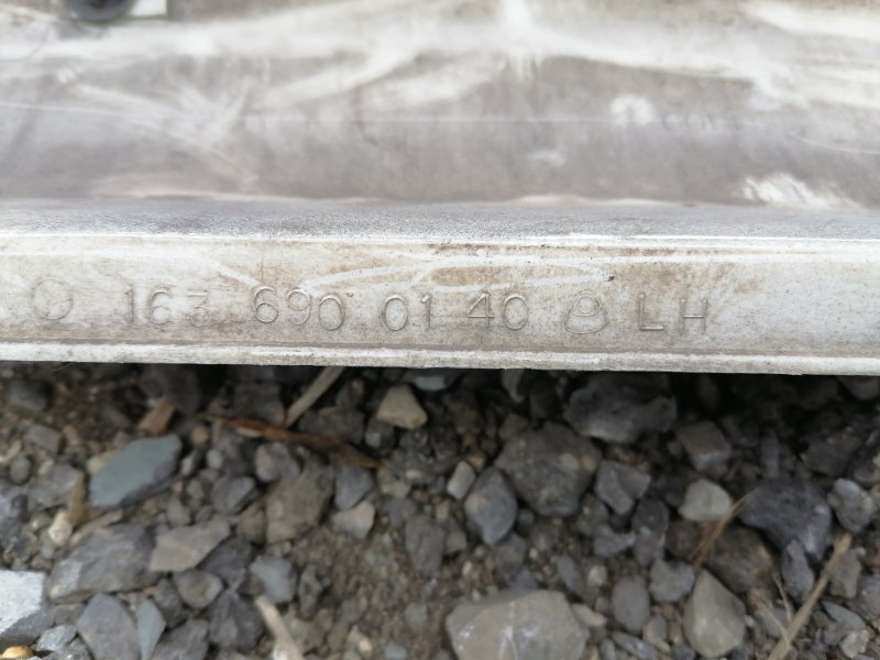 Накладка на порог Mercedes W163