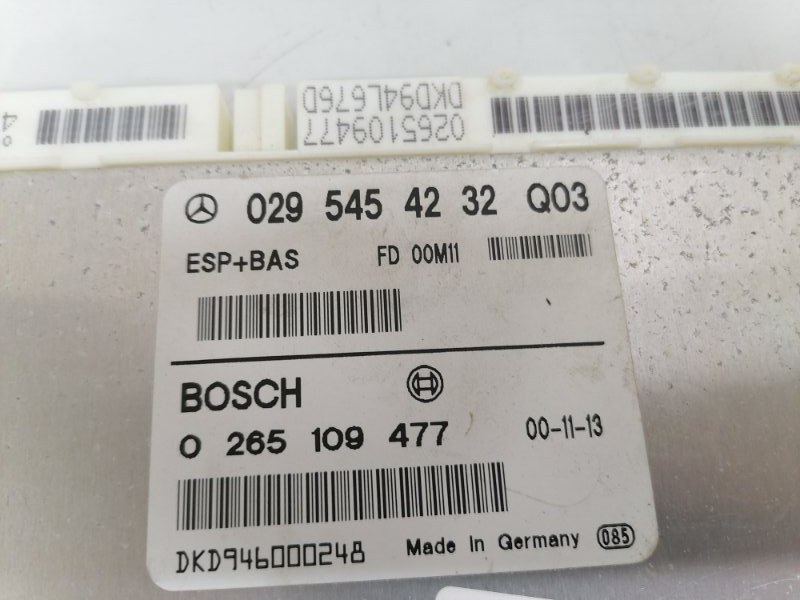 Блок управления ESP Mercedes A-Class W168