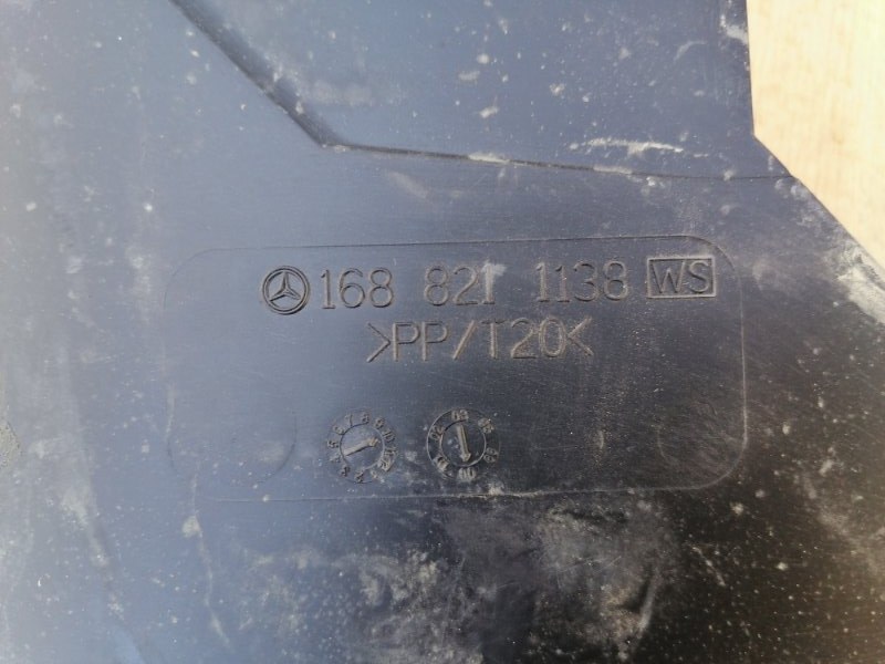 Защита антигравийная Mercedes A-Class W168