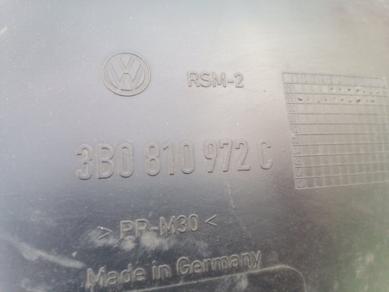 Подкрылок (локер) Volkswagen Passat B5