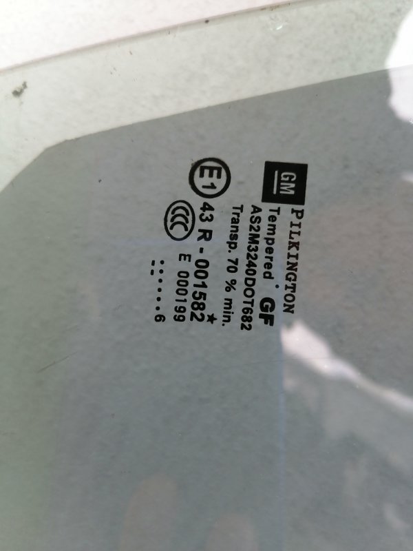 Стекло двери Opel Astra H