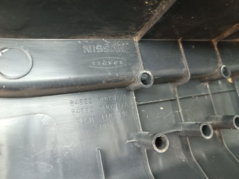 Накладка задней панели Nissan Note E11