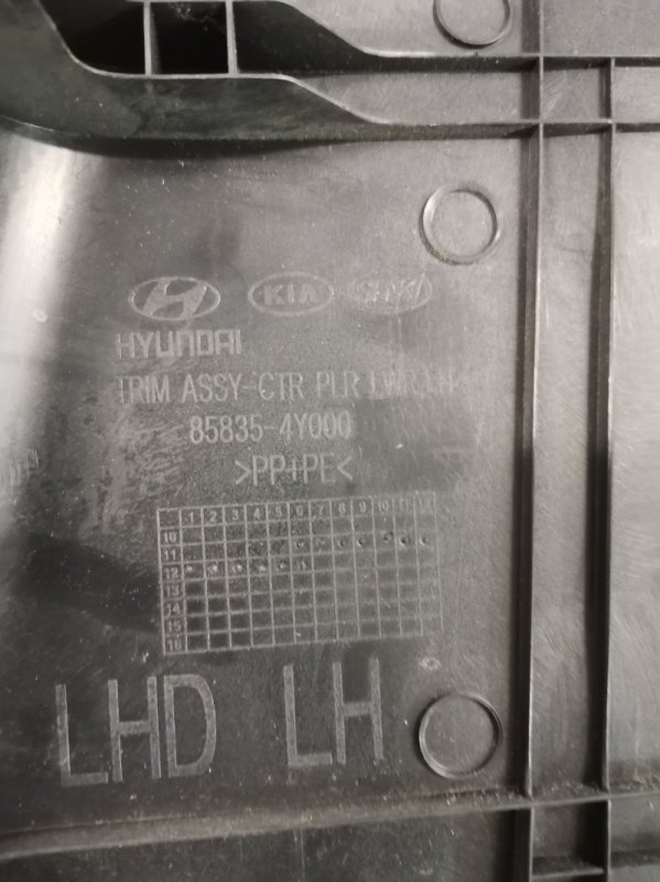 Накладка центральной стойки KIA RIO 3 2012 QB