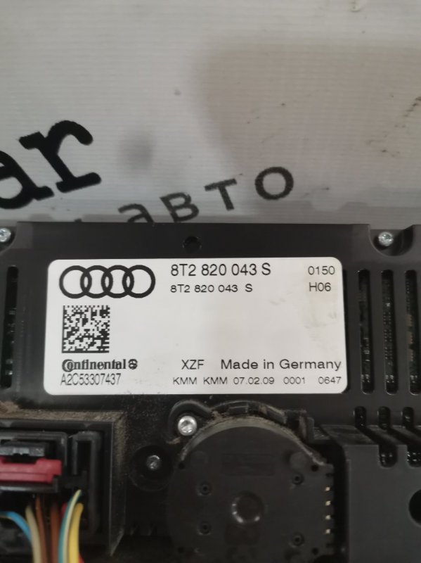 Блок управления климат-контролем AUDI A4 B8 2009 B8 Универсал