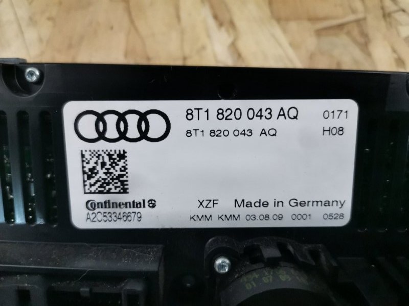 Блок управления климат-контролем AUDI A4 B8 2010 B8 Седан