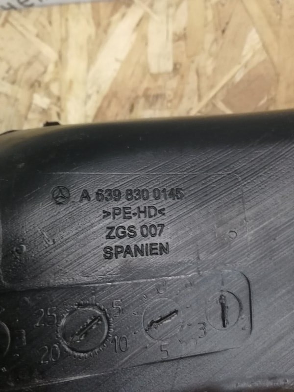Воздуховод печки Mercedes Vito 2008 639