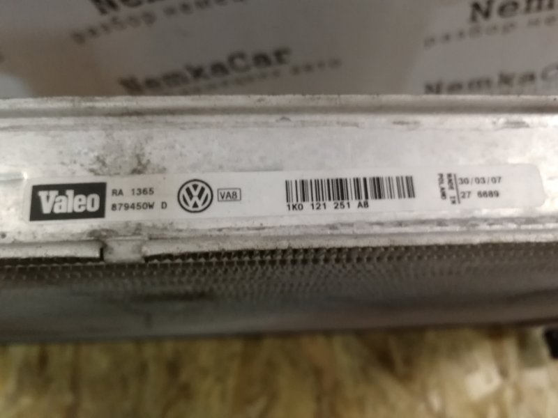 Радиатор ДВС Volkswagen Passat B6 2007 Седан