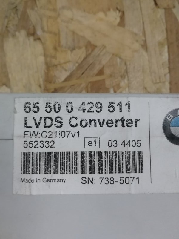 LVDS конвертер BMW 3-Series 2008 E91