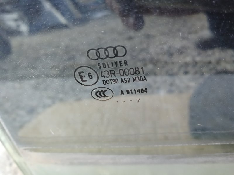 Стекло AUDI A6 C6 Allroad quattro 2007 4F