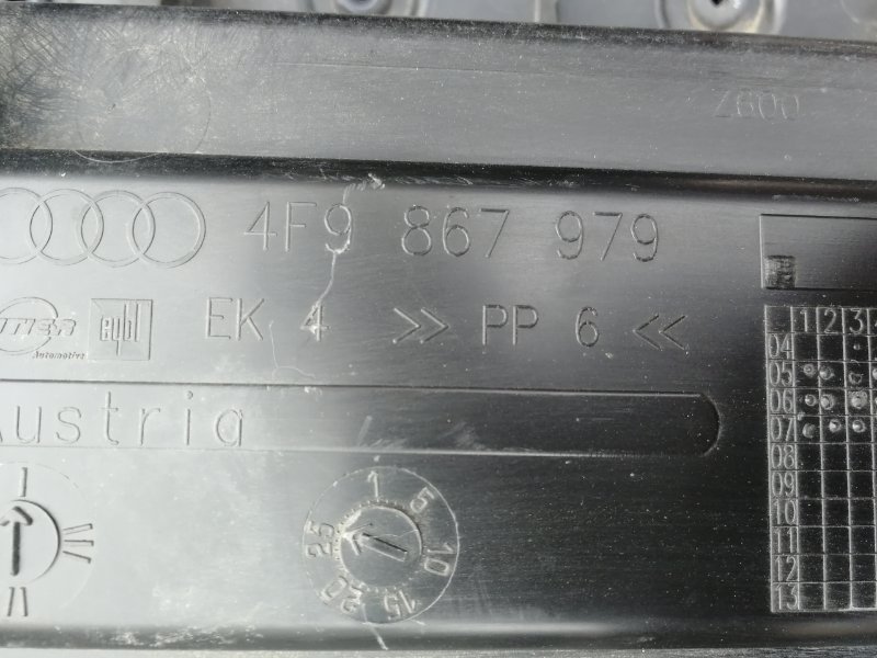 Шторка заднего стекла AUDI A6 C6 Allroad quattro 2007 4F