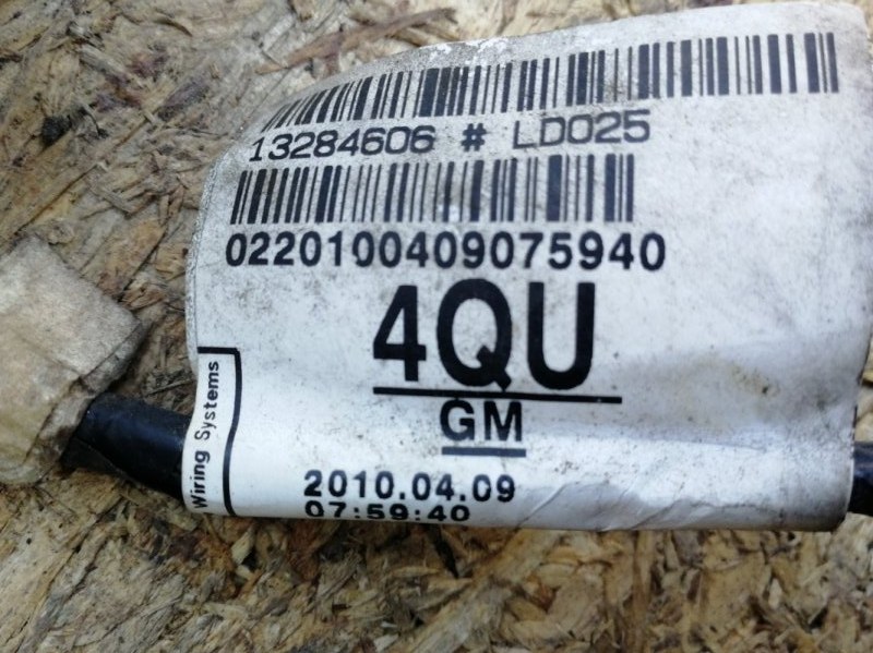 Проводка двери OPEL ASTRA-J 2010 Хэтчбек