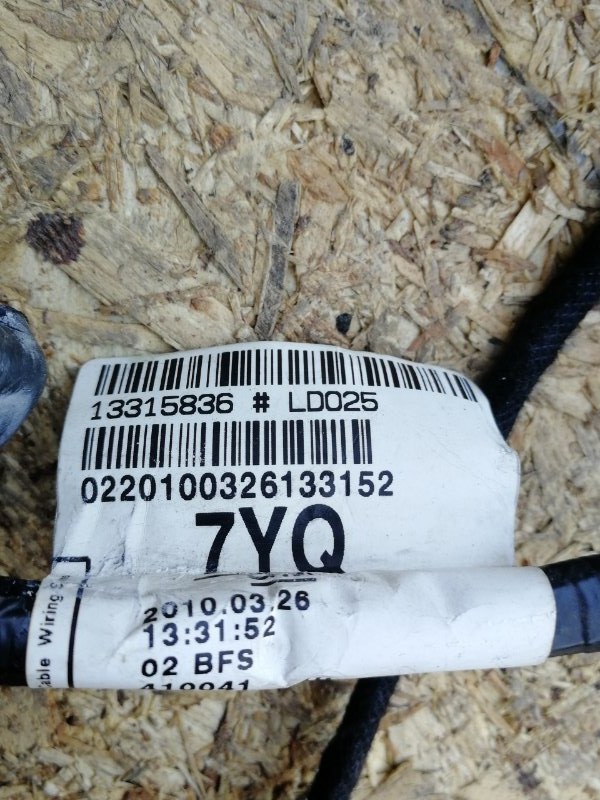 Проводка двери OPEL ASTRA-J 2010 Хэтчбек
