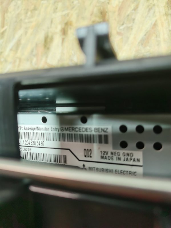Дисплей Mercedes C-Class W204 2010 C180 CGI