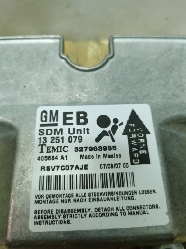 Блок airbag OPEL ASTRA H 2007 GTC