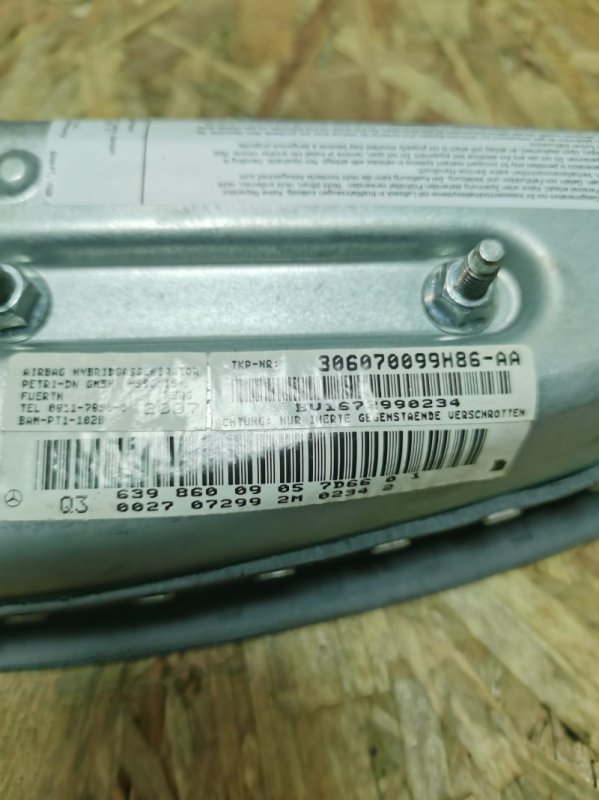 Подушка безопасности в сиденье Mercedes Vito 2008 639