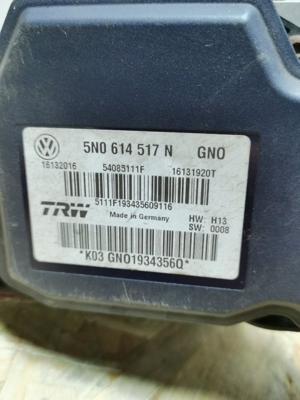 Блок abs Volkswagen Tiguan 2009 5N1