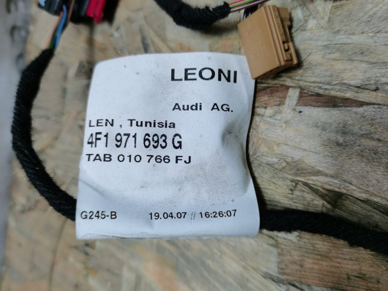 Проводка двери AUDI A6 C6 Allroad quattro 2007 4F