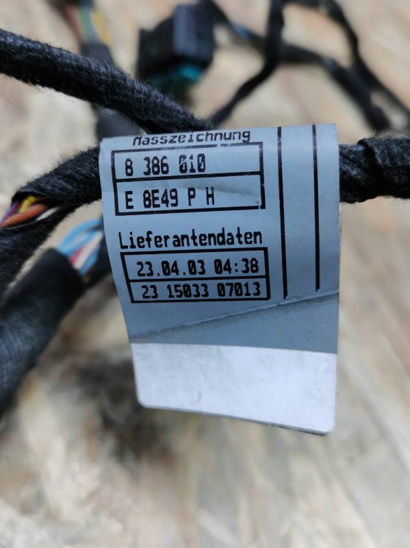 Проводка двери BMW X5 2003 E53