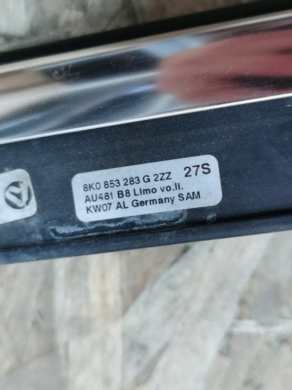 Молдинг стекла AUDI A4 B8 2009 B8 Универсал