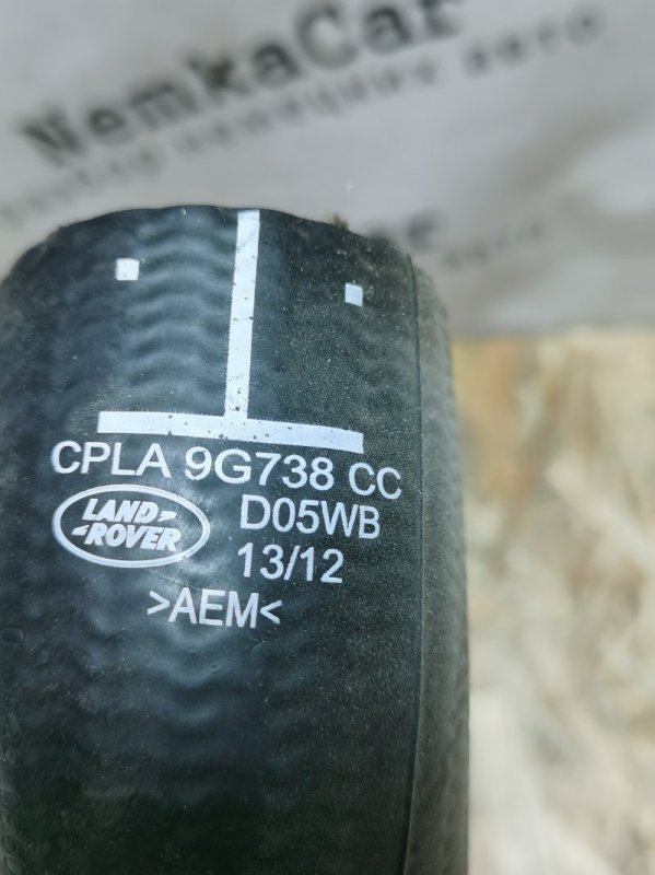 Патрубок интеркулера Range Rover 2013