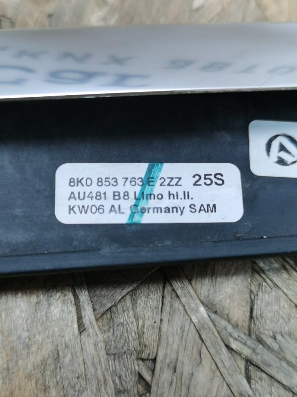 Молдинг стекла AUDI A4 B8 2010 B8 Седан